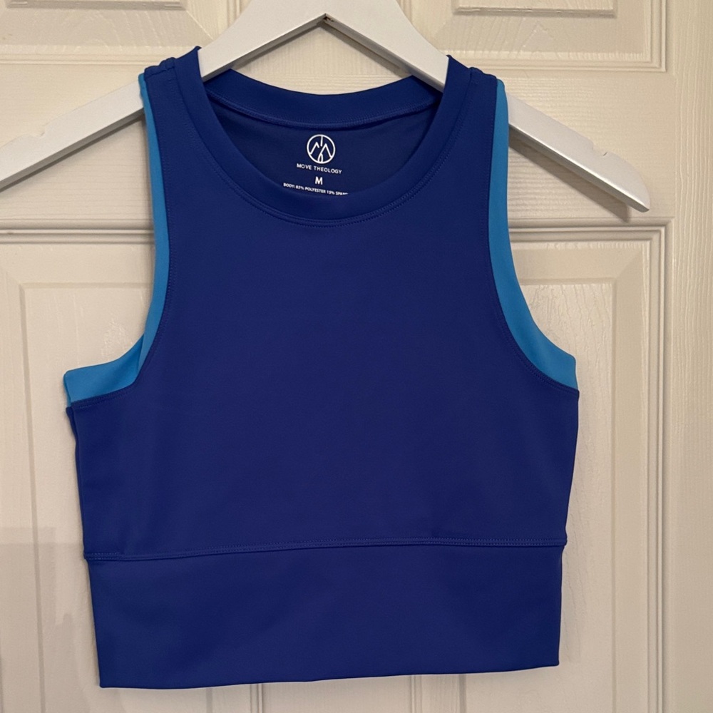 Blue Athletic Tank Top size medium